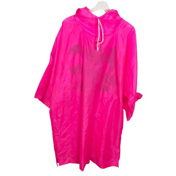 Kagura Mitsumata Ski Resort Jacket Japan Neon Pink Black OSFM Windbreaker - Picture 7 of 7